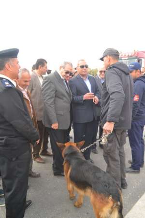 محافظ السويس ومدير الأمن يتفقدان كمائن الشرطة علي طريق عيون موسي - جنوب سيناء