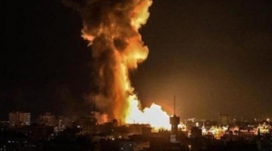قصف صاروخي علي مطار بغداد احدث قتلي وجرحي