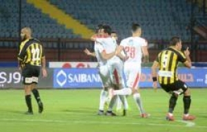 الزمالك يقفز لصدارة الدوري مؤقتا بعد الفوز على المقاولون العرب