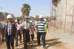 حامد يتفقد محطة مياه السويس الرئيسية بمنطقة الهاويس لمتابعة تطوير المجموعة الرابعة