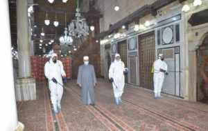 حملة موسعة من الأوقاف لنظافة وتعقيم المساجد على مستوى الجمهورية