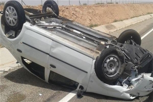 حادث لأسرة من السويس : مصرع سيدة وطفليها والزوج بالعناية إثر حادث بطريق رأس غارب