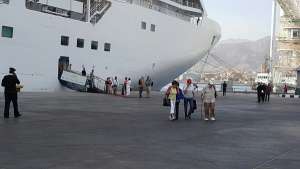 وصول 670 سائح من جنسيات مختلفة لميناء سفاجا