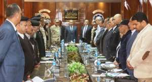 اجتماع محافظ السويس وقيادات الجيش والشرطة والجهات الأمنية لمواجهة الإرهاب والتطرف
