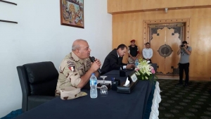 قائد الجيش الثالث يلتقى أصحاب القرى السياحية والمستثمرين بجنوب سيناء ويؤكد كلما زاد الاستقرار زاد الاستثمار