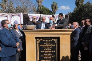 وزير النقل يشهد وضع حجر الأساس وتدشين  مشروع تحيا مصر بالمنصورة