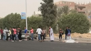 مصرع مواطن في حادث تصادم امام المسجد الكبير بمدينة السلام بالسويس