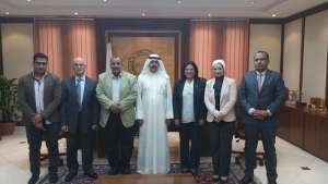 النائب عبد الحميد كمال يبحث تطوير المحليات بمنظمة المدن العربية بالكويت