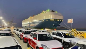 ميناء العين السخنة  يستقبل أول سفينة لنقل السيارات تحمل 600 سيارة  لصالح شركة سوزوكي