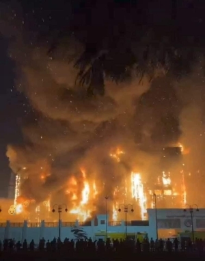 إصابة 38 شخصا في حريق مديرية أمن الإسماعيلية ورفع الطواريء بالمستشفيات