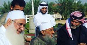 محمد حسين يعقوب يزور أبو إسحاق الحوينى بدولة قطر للاطمئنان على صحته