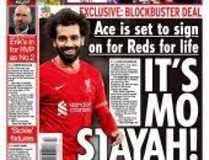 محمد صلاح يتصدر أغلفة صحف إنجلترا بعد الموافقة على تجديد عقده مع ليفربول