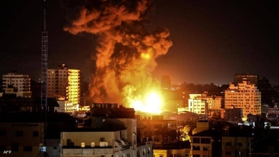 طائرات إسرائيليه تقصف غزه والمقاومة ترد بعدة صواريخ