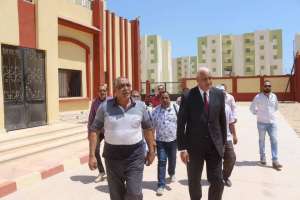 محافظ السويس يتفقد مدينتي عدلي منصور والشهداء للوقوف على الاعمال النهائية لتوصيل المرافق والخدمات