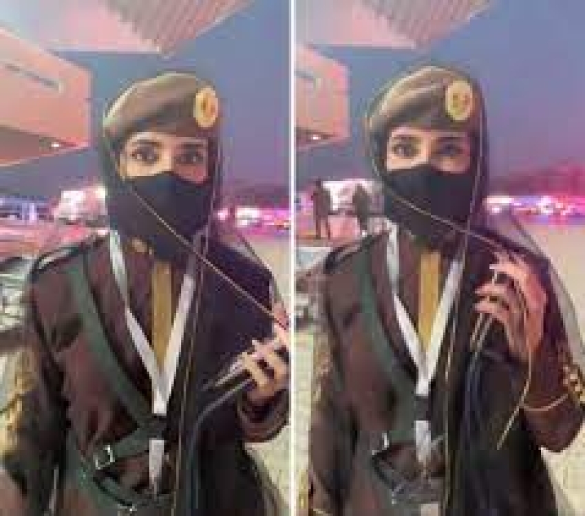 أول شابة سعودية تعمل في دورية "هجانة"