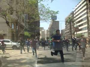 مظاهرات بمحيط مسجد مصطفى محمود بالقاهرة