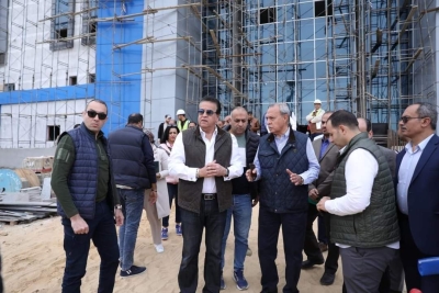 وزير الصحة يتفقد المستشفى الجديد بمدينة العبور ويشدد على سرعة الانتهاء من الأعمال الإنشائية وفقاً للجداول الزمنية المحددة