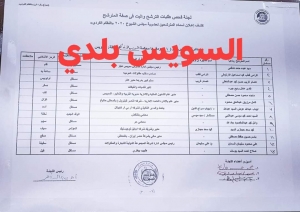 ننشر الكشف النهائي للمترشحين لانتخابات مجلس الشيوخ على المقعد الفردي لمحافظة السويس..١٣ مرشحا