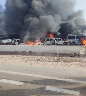 ارتفاع عدد ضحايا حادث الطريق الصحراوي إلى 32 متوفيًا و60 مصابا