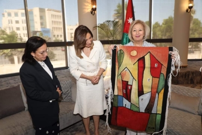 وزيرة الثقافة تبحث ونظيرتها الأردنية سُبل حماية التراث الثقافي غير المادي