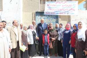 محافظ السويس يقوم  بجولة للنادي الاجتماعي للعاملين بمديرية الصحة بمنطقة عرب المعمل