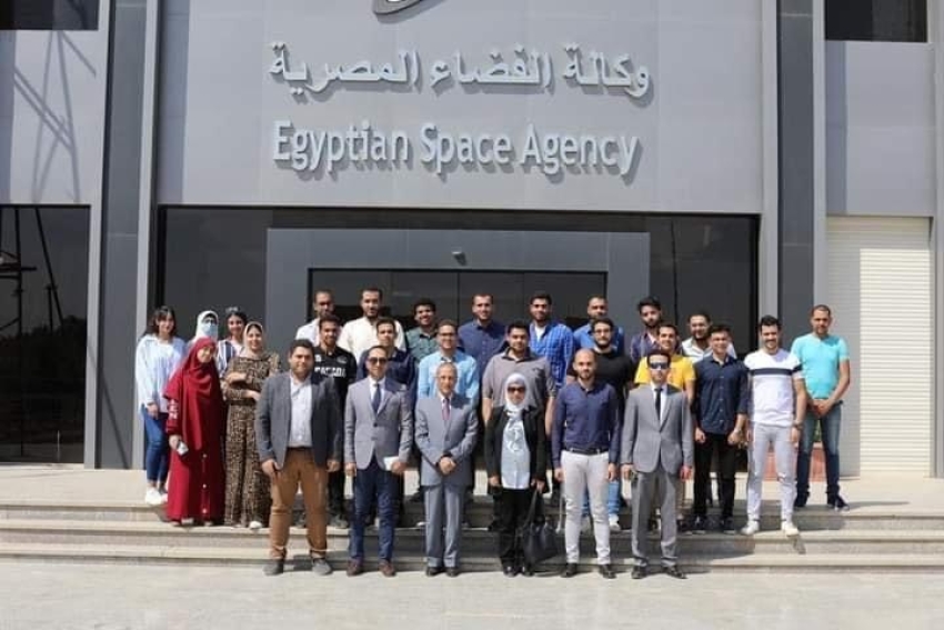 هندسة السويس في زيارة لوكالة الفضاء المصرية
