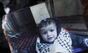 تشيع جثمان الطفل الفلسطينى دوابشه ببلدته