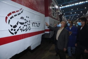 وزير النقل يتفقد ورش كوم ابو راضى ببني سويف المتخصصة في إجراء العمرات المختلفة لكافة أنواع العربات