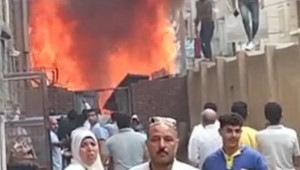 حريق داخل مستشفى دكرنس العام بمحافظة الدقهلية