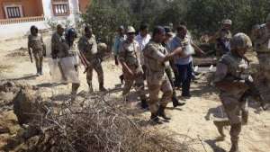 إصابة 6 من قوات الأمن اثر انفجار عبوة ناسفة جنوب العريش