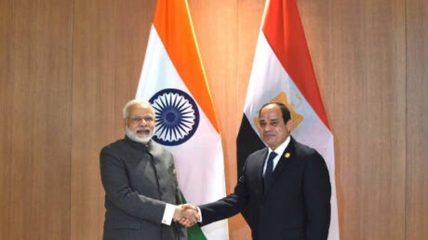 رئيس وزراء الهند يتفق مع السيسي على رفع حجم التبادل التجاري لـ12 مليار دولار