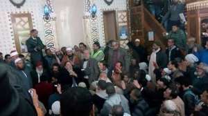 حافظ سلامة يؤم المصلين فى جنازة عمر عبدالرحمن