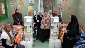 بالصور ..افتتاح أول وحدة غسيل كلي لأطفال السويس بالمستشفى العام
