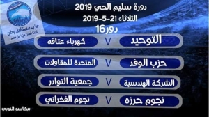 اليوم.. انطلاق دور ال ١٦ لدورة مركز شباب سليم الحى الرمضانية بالسويس