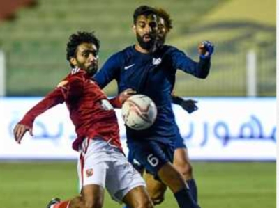 الاهلى يفوز على إنبى بهدفين دون رد في الدورى الممتاز