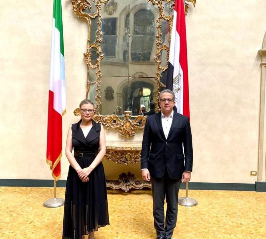وزير السياحة والآثار يستكمل لقاءاته المهنية خلال زيارته للعاصمة الإيطالية روما