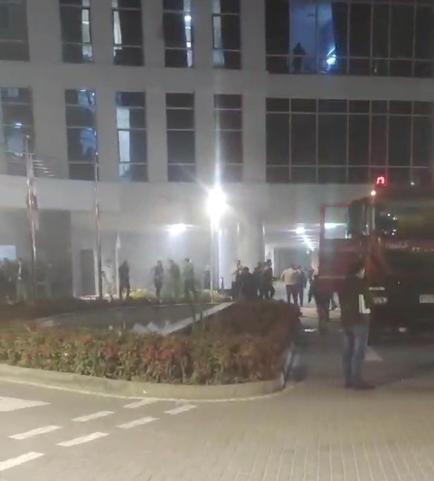 حريق محدود بمبنى الطوارئ في مجمع السويس الطبي