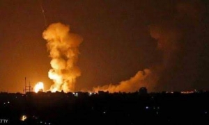طائرات الاحتلال تشن غارات على مواقع للمقاومة بقطاع غزة