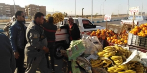 حملة إزالة الباعه الجائلين بطريق مصر السويس الجديد امام مساكن المميز