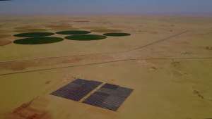 أول محطة طاقة شمسية متصلة بالكهرباء فى مصر